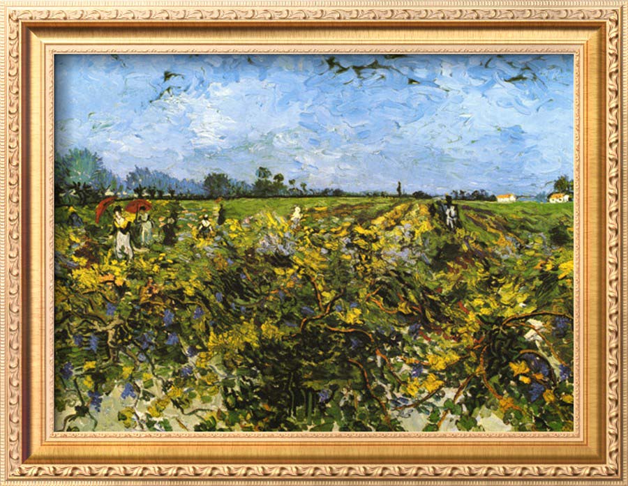 The Green Vineyard - Van Gogh Painting On Canvas